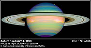 Saturno nell'infrarosso